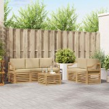 vidaXL Seturi de canapele Lemn Solid de Acacia 3391413