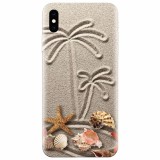 Husa silicon pentru Apple Iphone X, Beach Sand