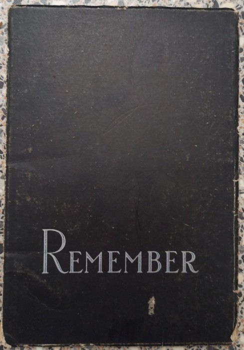Remember - Mateiu Ion Caragiale// 1924, prima editie