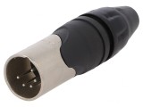 Mufă XLR Tată 5-Pin Drept pe Cablu
