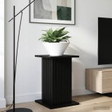 vidaXL Suport pentru plante Negru 30,5 x 30 x 43 cm Lemn prelucrat 899800