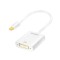CABLU video LOGILINK, adaptor mini DisplayPort (T) 1.1 la DVI-D DL (M), 0.1m, conectori auriti, rezolutie maxima Full HD (2560 x 1600) la 60 Hz, plast