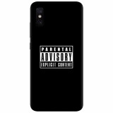 Husa silicon pentru Xiaomi Mi 8 Pro, Parental Advisory