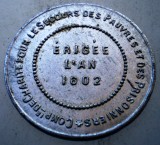 F.468 JETON BON POUR UN PAIN COMPANIE DE CHARITE PAUVRES PRISONNIERS
