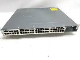 Switch Cisco Catalyst Gigabit WS-C3750X-48T-S V02 Layer 2 2 x FAN 2 X PSU 350W foto