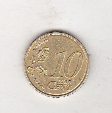 bnk mnd Belgia 10 eurocenti 2012