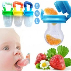 Suzeta pentru fructe (Culoare: Verde, Dimensiune tetina: 3-6 luni)