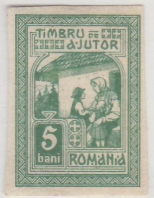Romania 1917 Timbru de ajutor MNG Moskova foto