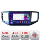 Navigatie dedicata Edonav VW Amarok Android radio gps internet quad core 2+32 carplay android auto KIT-amarok+EDT-E309v3 CarStore Technology