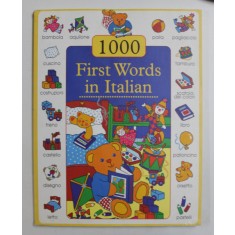 1000 FIRST WORDS IN ITALIAN , written by NICOLA BAXTER , illustrated by SUSIE LACOME , 2012