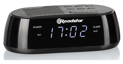 Radio cu ceas cu alarma Roadstar CLR-2477, afisaj LCD, negru - SECOND foto