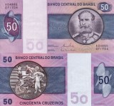 BRAZILIA 50 cruzeiros ND (1970-1980) UNC!!!
