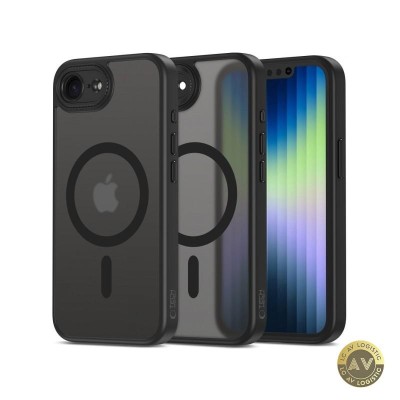 Husa MagSafe pentru Apple iPhone 16e Tech-Protect Magcam Neagra foto