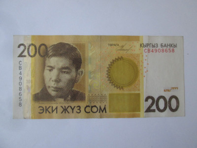 Kirghistan 200 Som 2010 foto