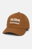 DC șapcă No 94 Snapback culoarea maro, cu imprimeu, ADYHA04227