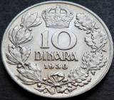 Cumpara ieftin Moneda istorica 10 DINARI / DINARA - YUGOSLAVIA, anul 1938 * cod 4752 = UNC, Europa
