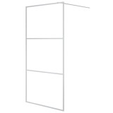 Cumpara ieftin Paravan dus walk-in argintiu 100x195 cm sticla ESG transparenta