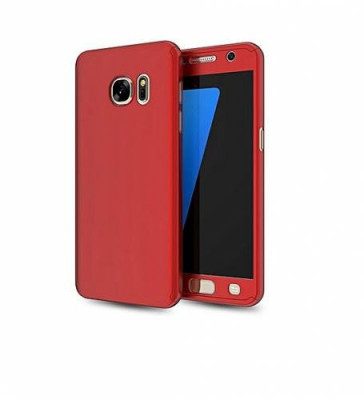 Husa protectie pentru Samsung Galaxy S7 Rosu Fullbody fata-spate folie de protectie gratis foto