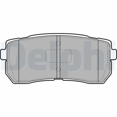 DELPHI LP2095 set placute frana,frana disc foto