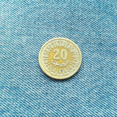 20 Millim 1960 Tunisia foto