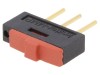 Comutator glisant SPDT ON-ON 0,3A/24VAC 0,5A/12VDC
