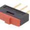 Comutator glisant SPDT ON-ON 0,3A/24VAC 0,5A/12VDC