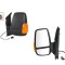 Oglinda exterioara Ford Transit/Tourneo, 01.2014-, Stanga, reglare electrica; texturat; incalzita; scurt; geam convex; cromat; 6 pini; cu semnalizare