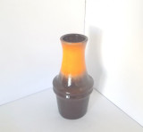 Vaza ceramica emailata fat-lava, hand made 209-18 - marcaj SCHEURICH W.GERMANY