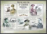 Sao Tome si Principe 2010 - Bătăliile celui de-al Doilea Război Mondial, 1939-1945, Cota 10.50 EURO, RARA, MNH