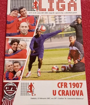 Program meci fotbal CFR 1907 CLUJ - UNIVERSITATEA CRAIOVA (23.02.2007) foto