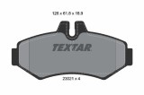 TEXTAR 2302101 Q+ set placute frana,frana disc