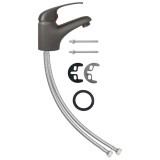 Cumpara ieftin Baterie mixer de chiuveta, gri, 13x10 cm
