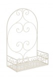 Cumpara ieftin Etajera fier forjat crem 40 cm x 21 cm x 61h
