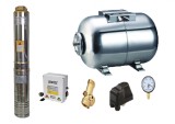 Kit complet sistem hidrofor, pompa de apa submersibila Raider RD-WP31/50, rezervor de 50 litri din inox, presostat, racord 5 cai, manometru, 070138/50
