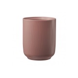 Ghiveci ceramica, Falun diametru 13 cm, caramiziu mat