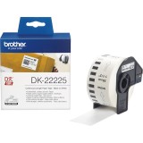 Rola de hartie continua Brother DK-22225 &ndash; negru pe alb