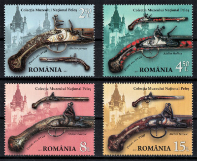 ROMANIA 2017 - Ornamentele armelor / serie completa MNH foto