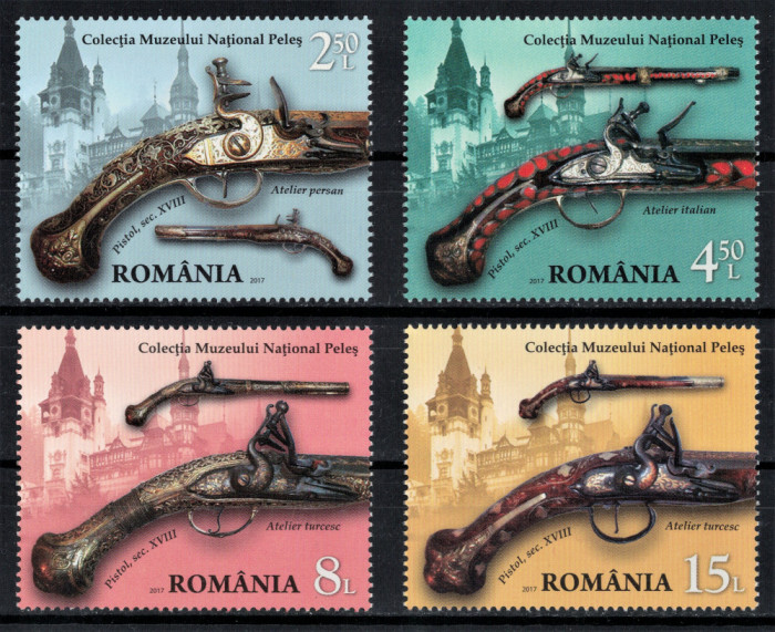 ROMANIA 2017 - Ornamentele armelor / serie completa MNH