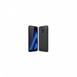 Husa Compatibila cu Samsung Galaxy A6 Plus 2018 - iberry Carbon Negru