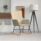 Scaun balansoar, crem, material textil - 2