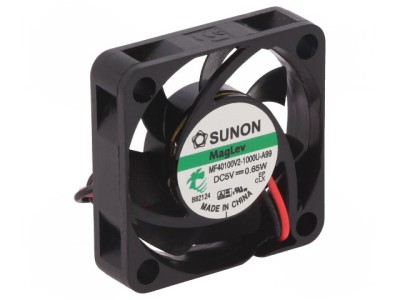 Ventilator DC axial 5VDC 40x40x10mm 11.89m3/h 20.6dBA lagar Vapo SUNON MF40100V2-1000U-A99 foto