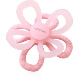 BabyOno Silicone Teether Flower jucărie pentru dentiție Pink 1 buc