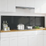 VidaXL Spate de bucătărie 2 pcs Gri &icirc;nchis 100 x 50 cm 3415468