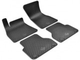 Covorase Cauciuc Audi A6 C8 Sedan/Avant &amp; A7 C8 Guzu, Premium, Negre