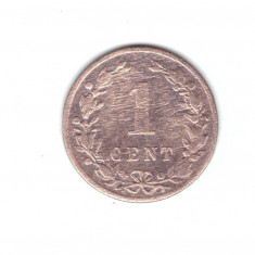 Moneda Olanda 1 cent 1884, stare relativ buna, curata