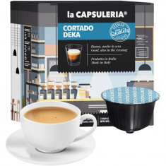 Cortado Deka, 16 capsule compatibile Nescafe Dolce Gusto, La Capsuleria