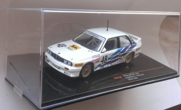 Macheta BMW M3 E30 #48 WTCC 1987 - IXO 1/43