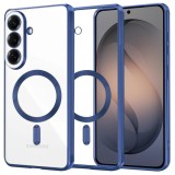 Husa MagSafe pentru Samsung Galaxy S26 S942, Techsuit, Luxury Crystal, Albastra Inchis