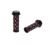 Set mansoane biciclete copii, culoare negru/portocaliu, 85mm Cod:AWR2244O