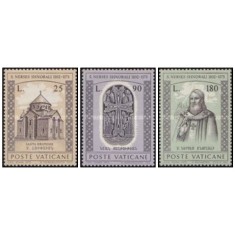 Vatican 1973 - 800 de ani Armenian Patriarch Narses Shnoralis, serie neuzata
